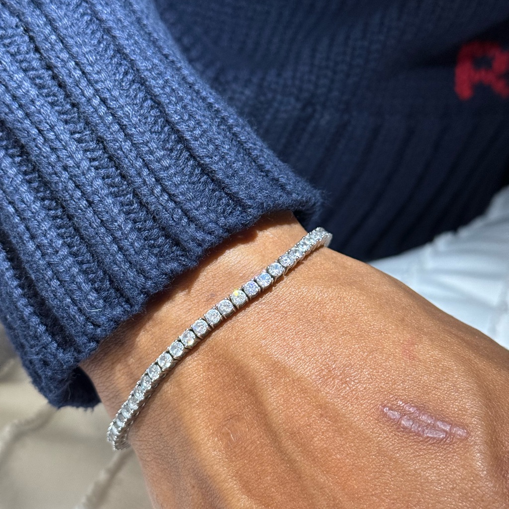 Bracelet - Moissanite Available 7.5 Inch